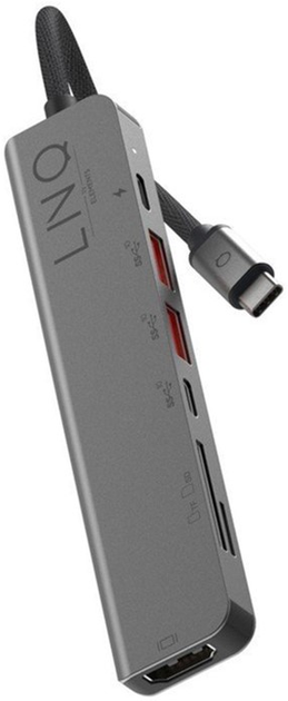 Hub USB Linq USB Type-C 7-w-1 (LQ48016) - obraz 2
