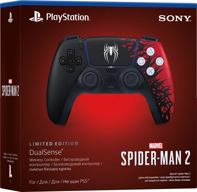 Беспроводной геймпад PlayStation 5 Dualsense Marvel's Spider-Man 2