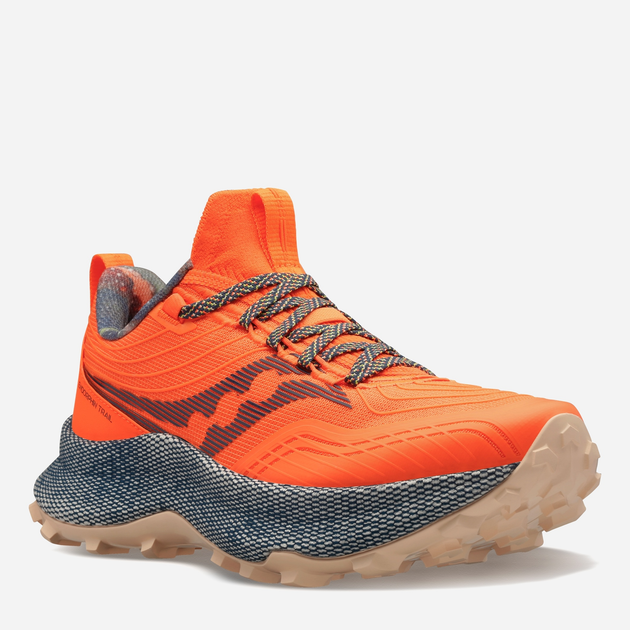 Buty do biegania męskie Saucony Endorfin Trail S20647-65 44 (10US) 28cm Pomarańczowe (195017689796) - obraz 4
