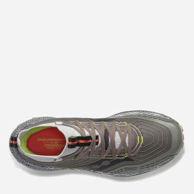 Чоловічі кросівки для бігу Saucony Endorphin Trail Mid S20646-06 42.5 (9US) 27 см Оливковий/Чорний (195017689215) - зображення 3