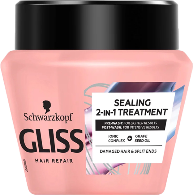 Маска для волосся Schwarzkopf Gliss Hair Repair Sealing Mask 300 ml (8410436370332) - зображення 1