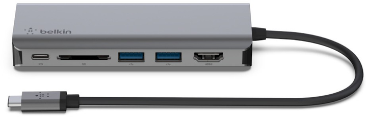 Hub USB Type-C 6 w 1 Belkin (AVC008btSGY) - obraz 2