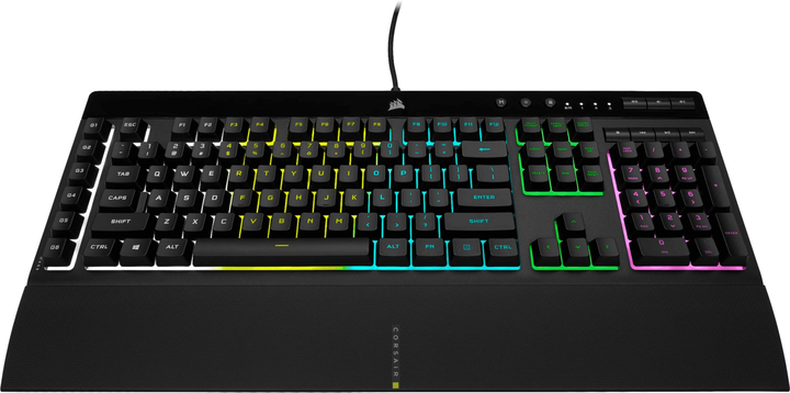 Klawiatura przewodowa Corsair K55 Pro RGB USB Czarna (CH-9226765-NA) - obraz 2