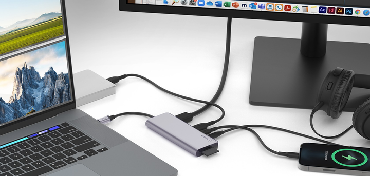 USB-хаб Belkin USB Type-C 7-in-1 (AVC009btSGY) - зображення 4