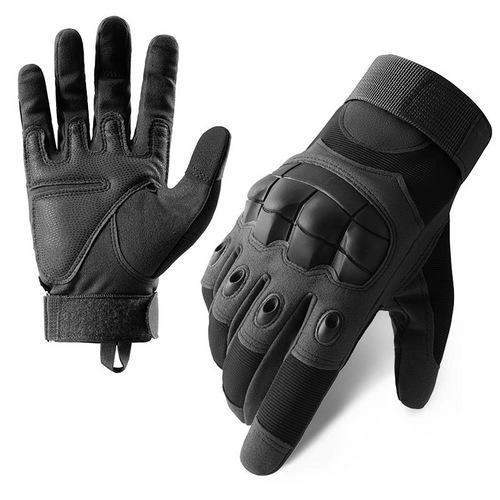 Рукавички тактичні сенсорні BDA; XL/10; Чорний. Універсальні тактичні рукавички з пальцями. Армійські рукавички - зображення 2