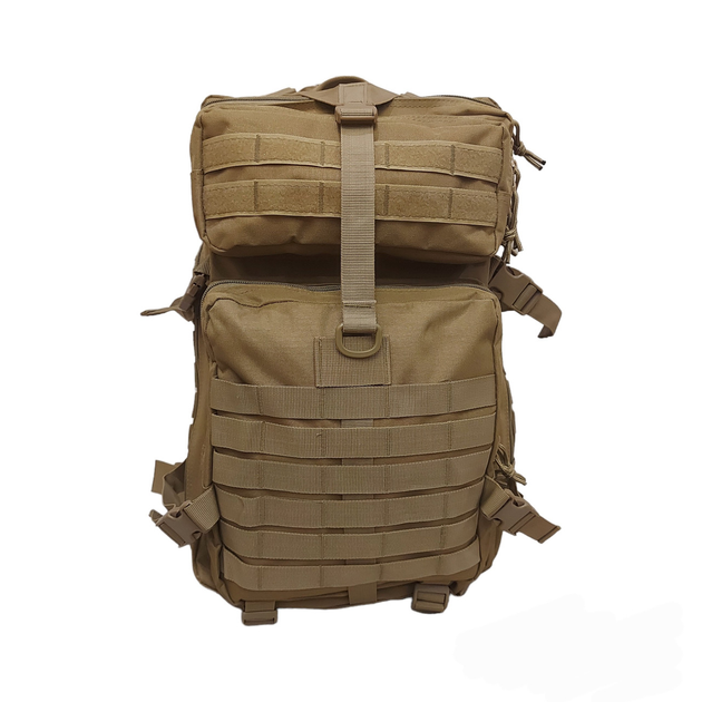 Армейский рюкзак 45 литров мужской бежевый тактический солдатский Tosh - изображение 1