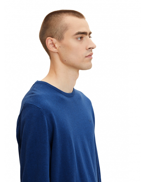 Пуловер Tom Tailor basic crew neck sweater XXXL Синій 1027661-11284 - зображення 3