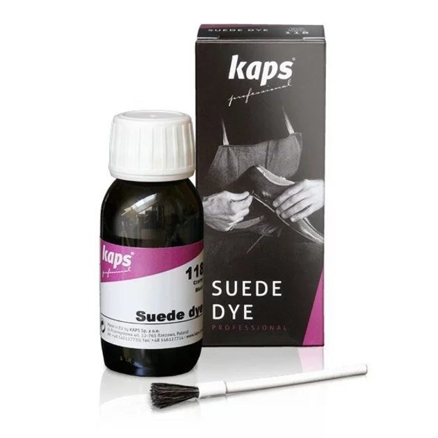 Краска для замши и нубука Kaps Suede Dye 50 мл Темно-коричневая (04_1 ...