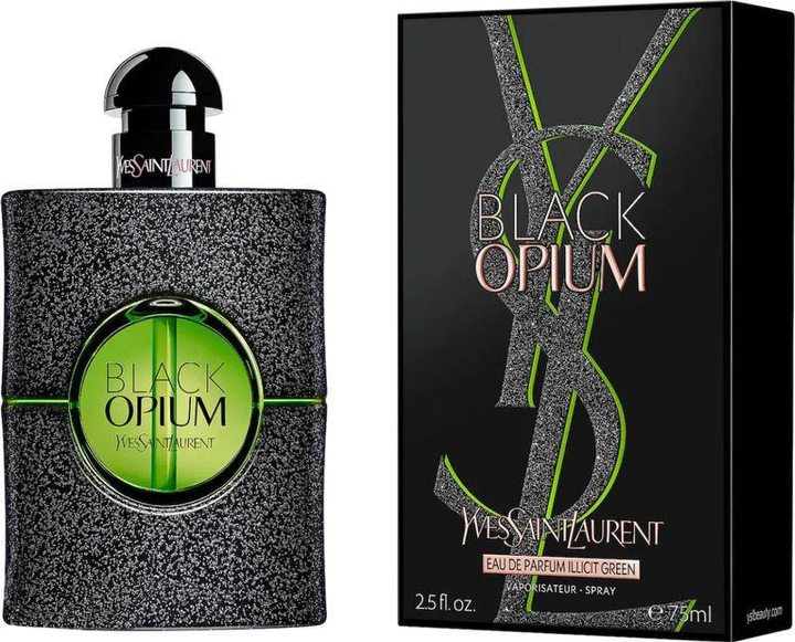Woda perfumowana damska Yves Saint Laurent Black Opium Illicit Green 75 ml (3614273642880) - obraz 1