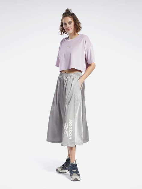 Спідниця міді жіноча Reebok Cl W Skirt GJ4946 M Сіра (4064046293778) - зображення 5