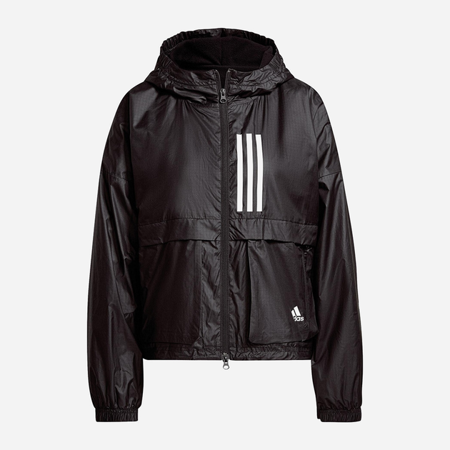Спортивна вітровка жіноча adidas W Wndjkt Pbrdy GT3723 S Чорна (4064054782424) - зображення 6