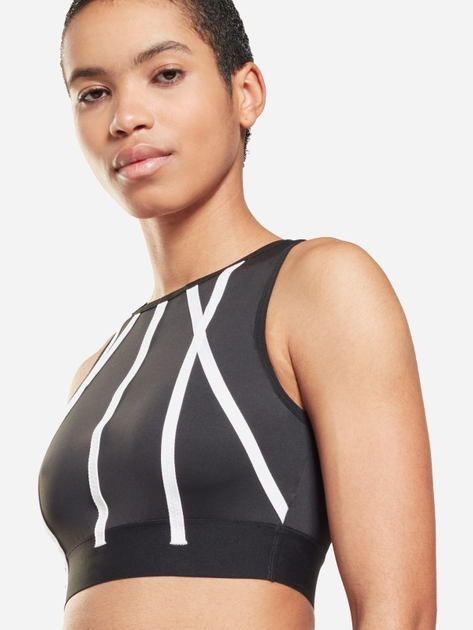 Top sportowy damski Reebok S Taped Tank GU5827 XS Czarny (4064054978049) - obraz 3