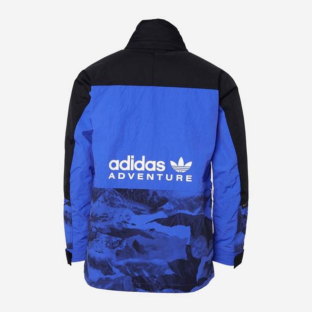 Куртка Adidas Aop Outdoor Jkt H13578 XS Синя з чорним (4064055112602) - зображення 2