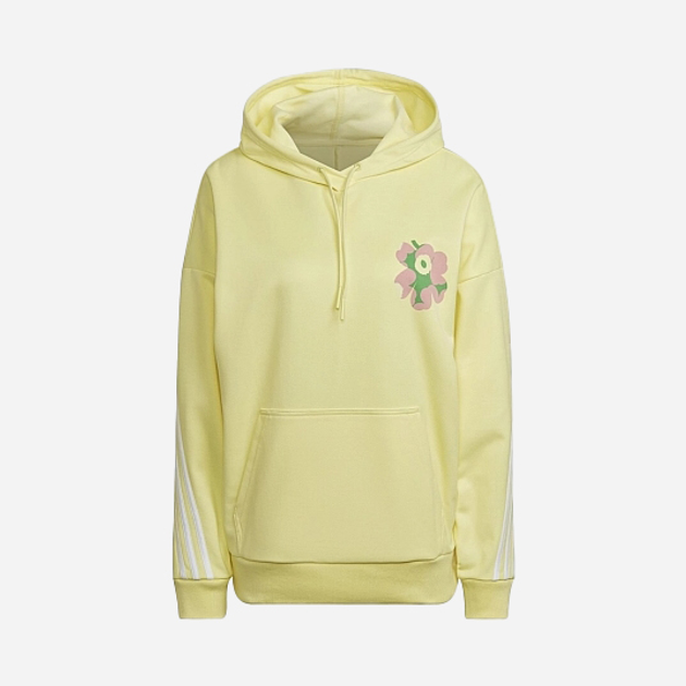 Bluza damska z kapturem kangurka Adidas Mmk HC4186 XS Żółta (4065423187567) - obraz 6