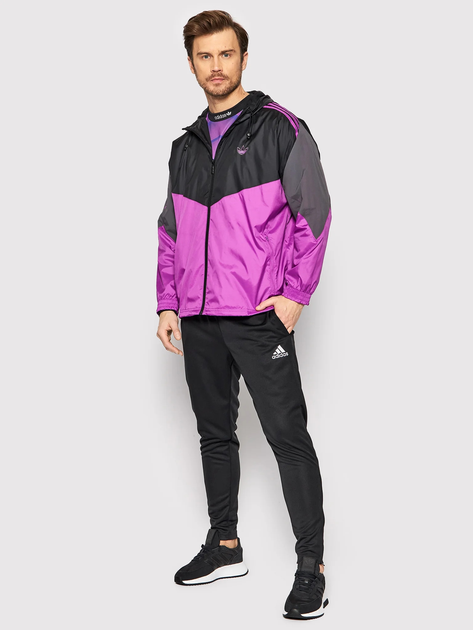 Спортивна вітровка чоловіча adidas Lightning Wb HE4711 XL Фіолетова (4065424693616) - зображення 3