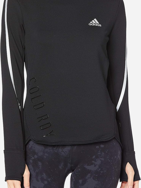 Спортивна кофта жіноча adidas C.R Cover Up W FS9857 L Чорна (4062062029586) - зображення 5