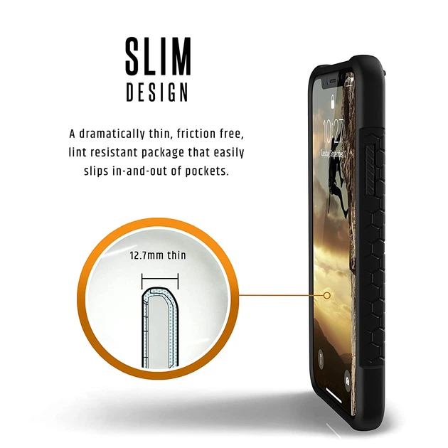 Чехол противоударный UAG Monarch (Original) для Iphone X/XS/10 Graphite IPHX-M-GR - изображение 5
