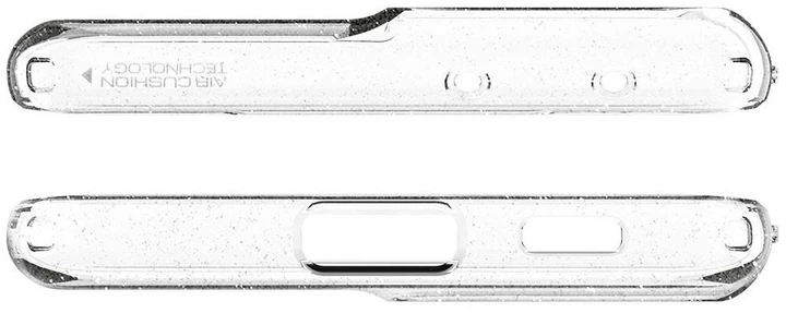 Чохол прозорий протиударний із блискітками Spigen Liquid Crystal Glitter ACS02348 для Samsung Galaxy S21 Ultra (6.9") - зображення 14