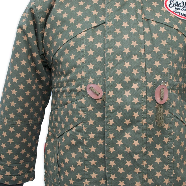 Куртка Парка утеплённая зимняя для мальчика Classic Wear 2199 122 см Хаки - изображение 5