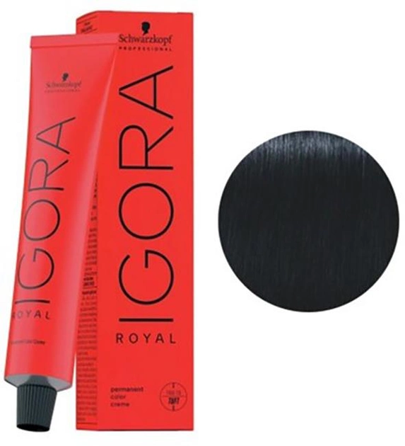 Фарба для волосся Schwarzkopf Igora Royal 1-1 60ml (4045787199062) - зображення 1