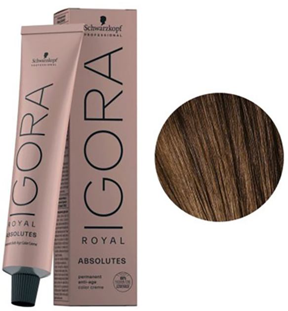 Фарба для волосся Schwarzkopf Igora Royal Absolutes 6-50 Темно-русявий золотистий натуральний 60ml (4045787279283) - зображення 1