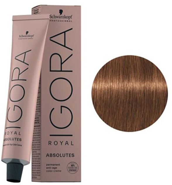 Фарба для волосся Schwarzkopf Igora Royal Absolutes 7-60 Шоколадний натуральний середній блонд 60ml (4045787279399) - зображення 1
