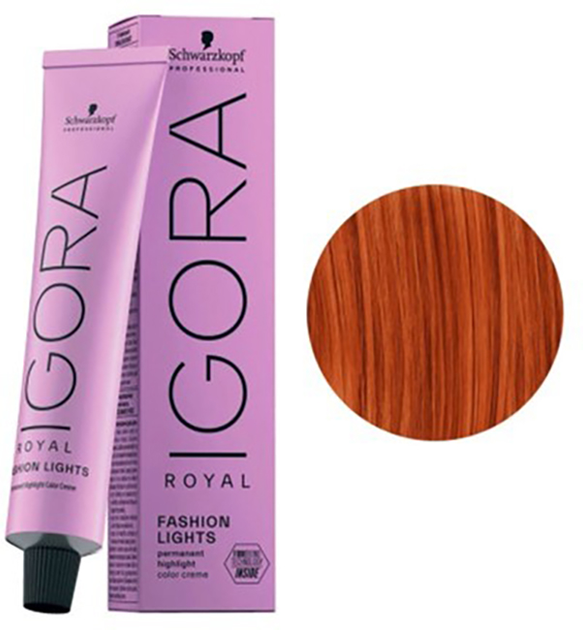 Farba do włosów Schwarzkopf Igora Royal Fashion Lights L-77 Blond ekstra miedziany 60ml (4045787389661) - obraz 1