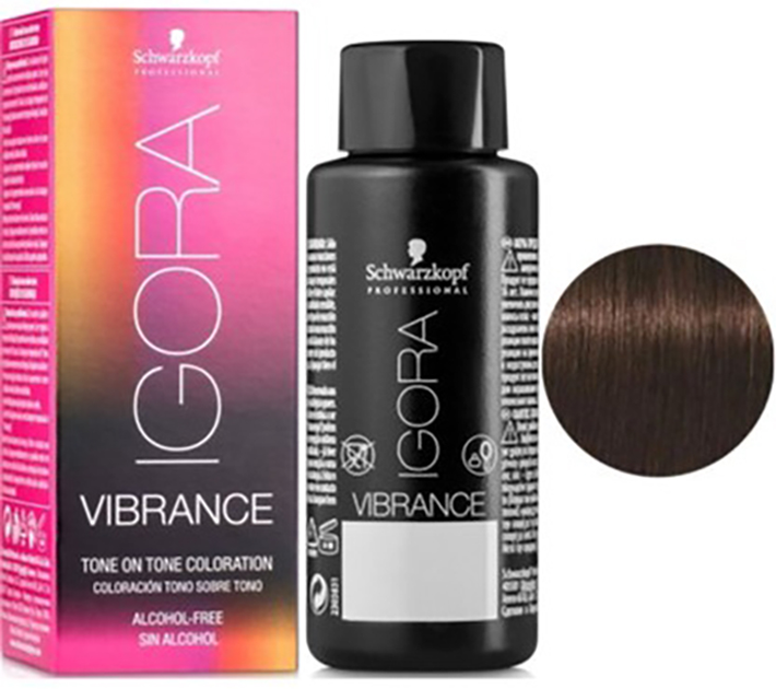 Farba do włosów Schwarzkopf Igora Vibrance 4-6 Kasztan Średni Brąz 60 ml (7702045562484) - obraz 1