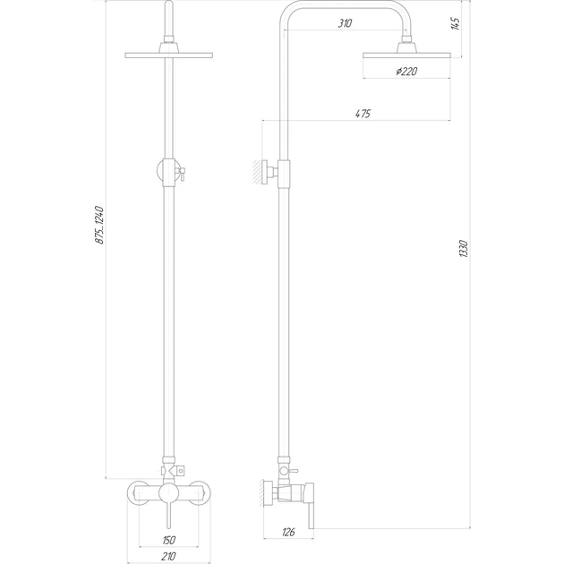 Душевая система Globus Lux LAZER DS-007A - изображение 5