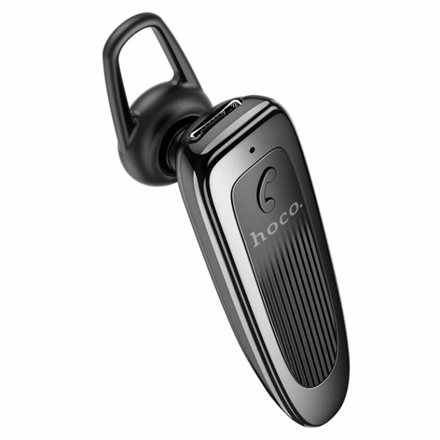 Наушник-гарнитура Hoco E60 Brightness business BT headset Black - изображение 2