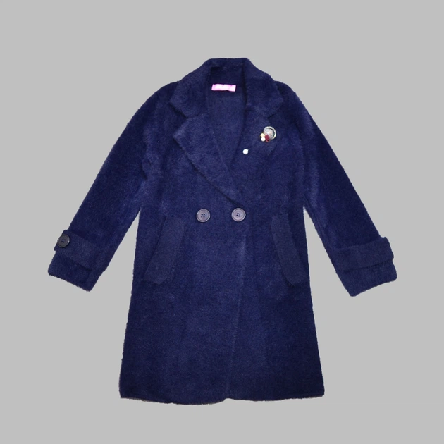 Пальто для девочки Bearrichi 287091 158 см Синий - Фото 1 Пальто для девочки Bearrichi 287091 158 см Синий - изображение 1