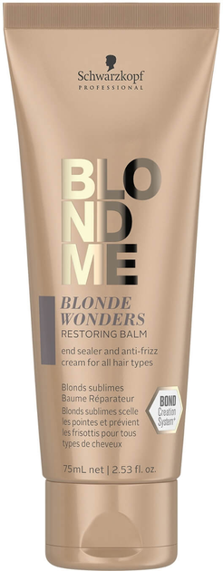 Відновлювальний лосьйон Schwarzkopf Blondme Blonde Wonders Restoring Balm 75 мл (4045787635898) - зображення 1