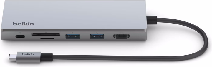 USB-хаб Belkin USB Type-C 7-in-1 (INC009btSGY) - зображення 3