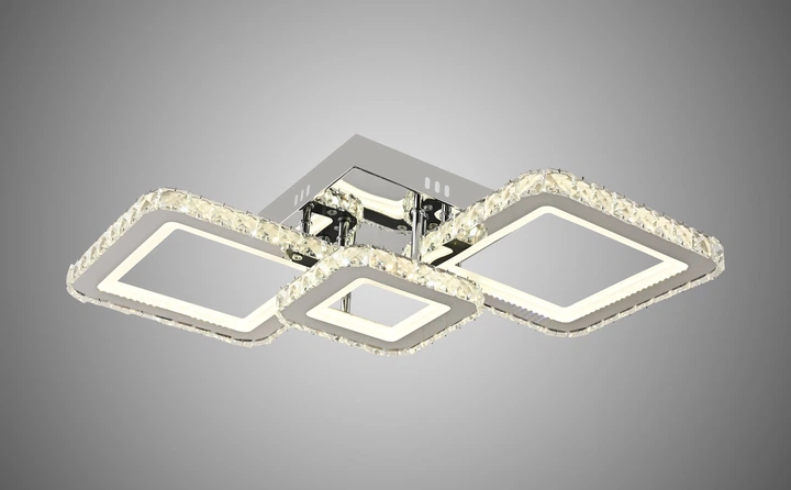 Люстра світлодіодна LED Свет SY-7506/2+1 CR 120W - зображення 2