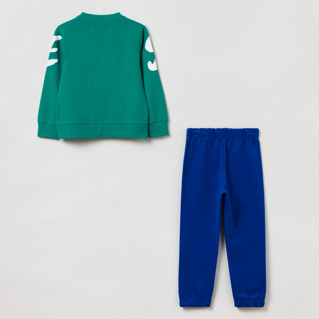 Костюм (світшот + штани) дитячий OVS Jogging Set Columbia 1816214 122 см Green (8056781485798) - зображення 2