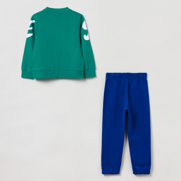 Komplet (bluza + spodnie) dla dzieci OVS Jogging Set Columbia 1816214 128 cm Zielony (8056781485804) - obraz 2