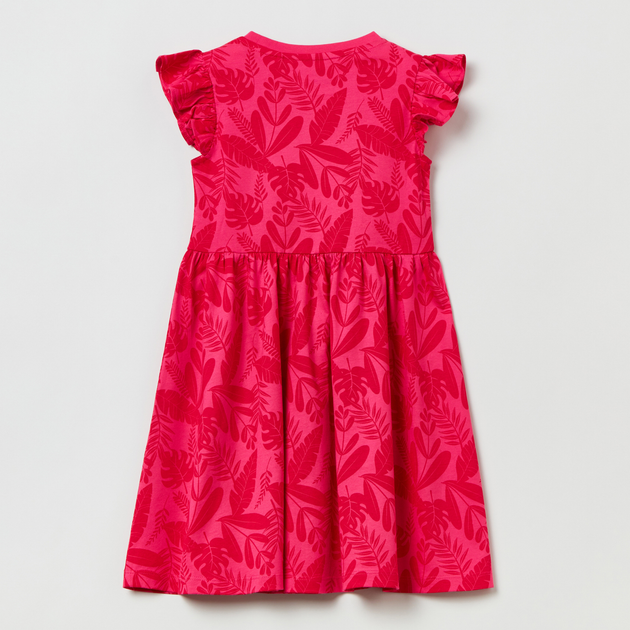 Дитяча сукня для дівчинки OVS Aop Dress Lt Magenta + Aop 1799869 116 см Рожева (8056781062838) - зображення 2