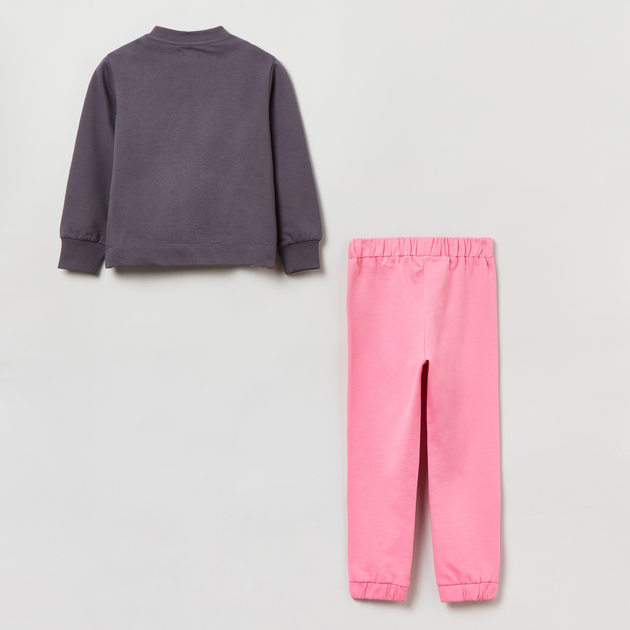 Komplet (bluza + spodnie) dla dzieci OVS Jogging W/Pr Prism Pink 1822304 116 cm Pink (8056781591574) - obraz 2