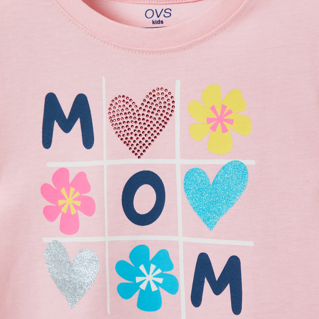 T-shirt dziecięcy dla dziewczynki OVS 1796225 104 cm Różowy (8056781008447) - obraz 3