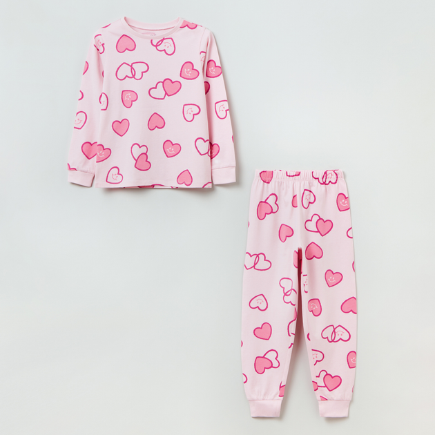 Piżama (Longsleeve + spodnie) dziecięca OVS Piżama Sp 3/ Bajka 1821578 104 cm Różowa (8056781581223) - obraz 1
