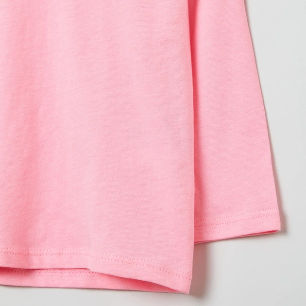 Koszulka z długim rękawem dziewczęca OVS T-Shirt Soli Candy Pink 1823680 86 cm Różowa (8056781611302) - obraz 3