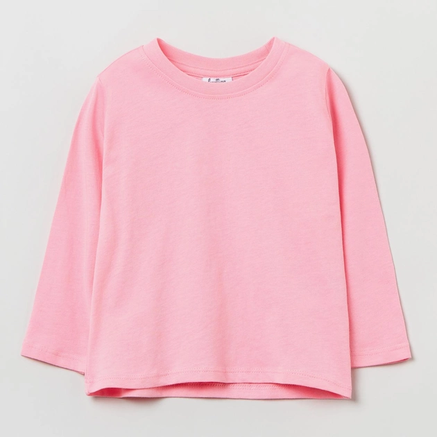 Футболка з довгими рукавами дитяча OVS T-Shirt Soli Candy Pink 1823680 80 см Pink (8056781611289) - зображення 1
