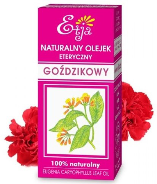 Eteryczny olejek Etja Goździkowa 10 ml ziałający przeciwbólowo (5908310446141) - obraz 1