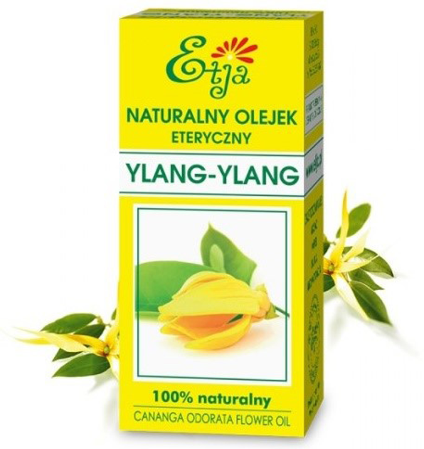 Eteryczny olejek Etja Ylang 10 ml na bezsenność i depresję (5908310446417) - obraz 1