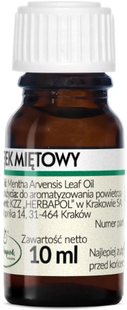 Herbapol Olejek Miętowy 10 ml (5903850017080) - obraz 1