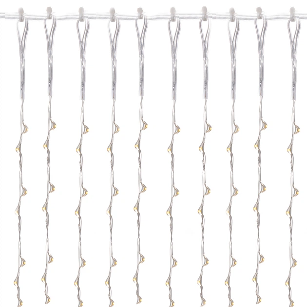 Гирлянда водопад (штора) Springos 2 x 2 м 400 LED CL0097 Warm White - изображение 10