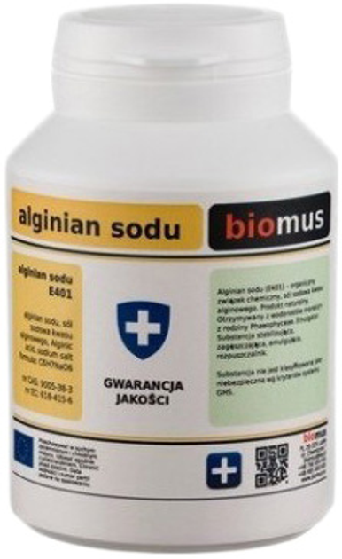 Засіб для чищення ванн Biomus Alginian Sodu 100 г (5902409417371) - зображення 1