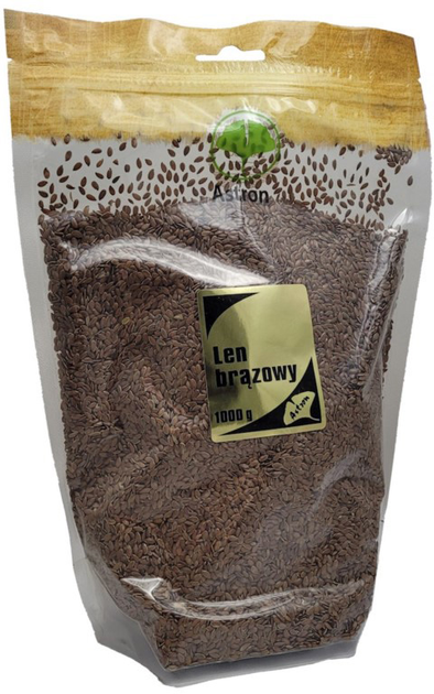 Astron Len Brązowy 1000 g nasiona (5905279764958) - obraz 1