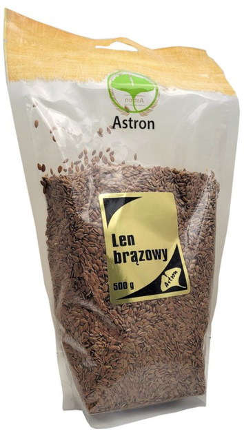 Astron Len Brązowy 500 g nasiona (5905279764880) - obraz 1