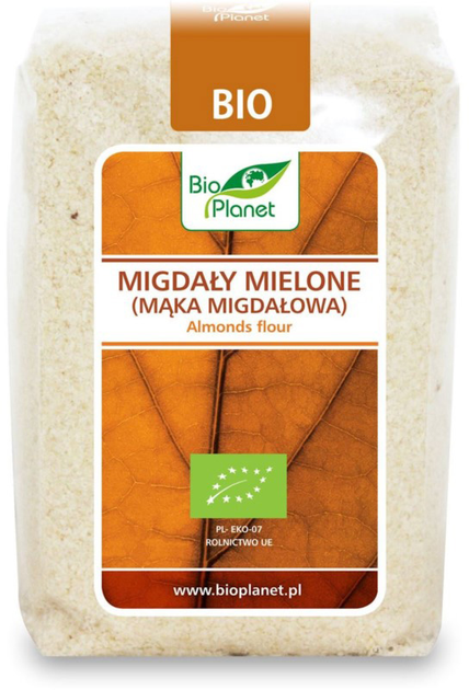 BIO PLANET Migdały mielone(mąka migdałowa)BIO 250 g (5907814665676) - obraz 1